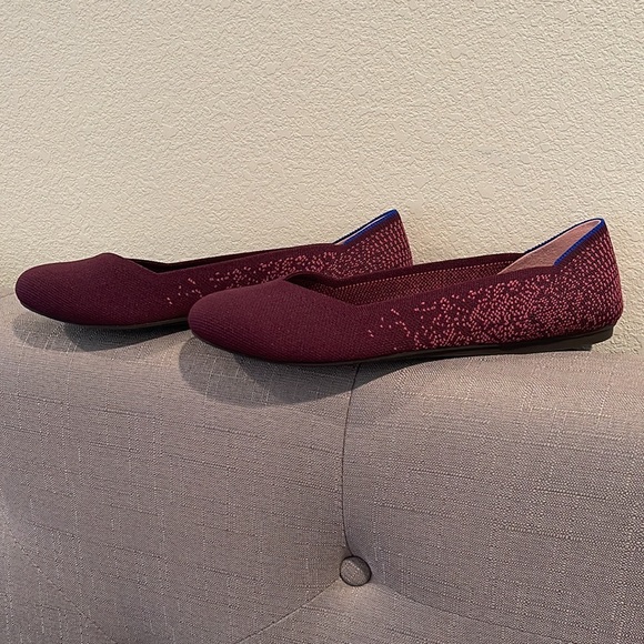 🆕 Rothy’s Fig Python Flats *Retired Color* NWOB - Picture 6 of 13